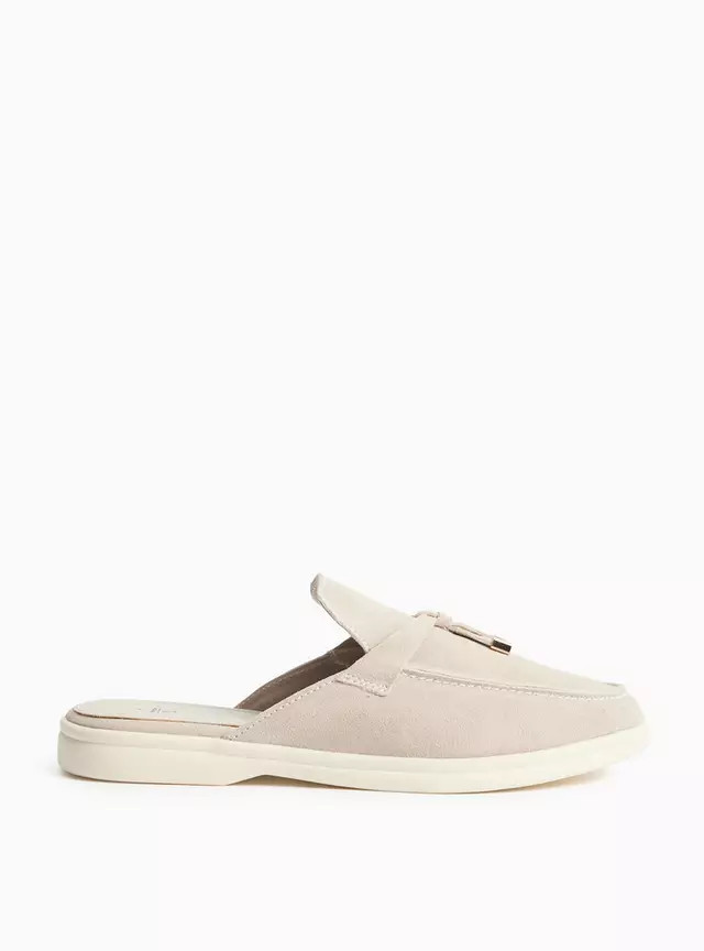 Buy Stone Suede Mule Loafers 4 | Shoes | Tu | Tu Clothing