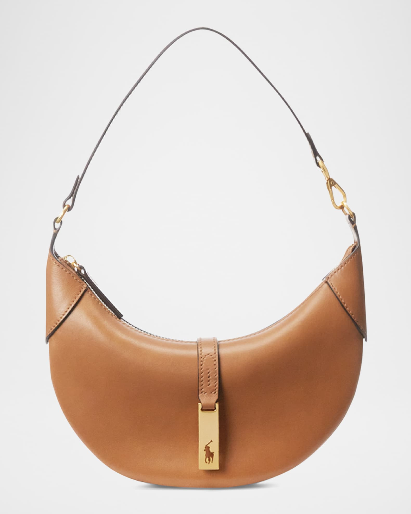 Polo ID Mini Calfskin Shoulder Bag | Neiman Marcus