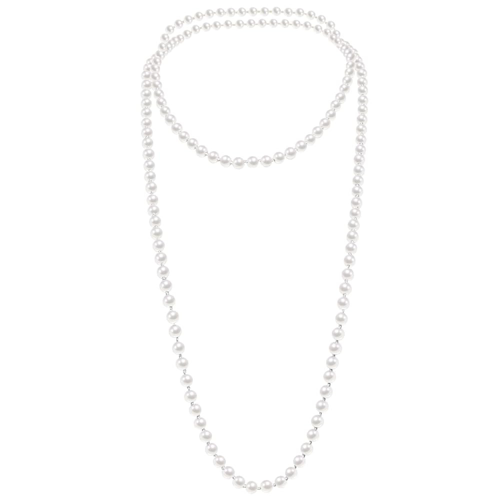 Fashion Faux Pearls Pendants 1920s Beads Cluster Long Pearl Necklace for Costume Party Jewelry 55... | Amazon (US)