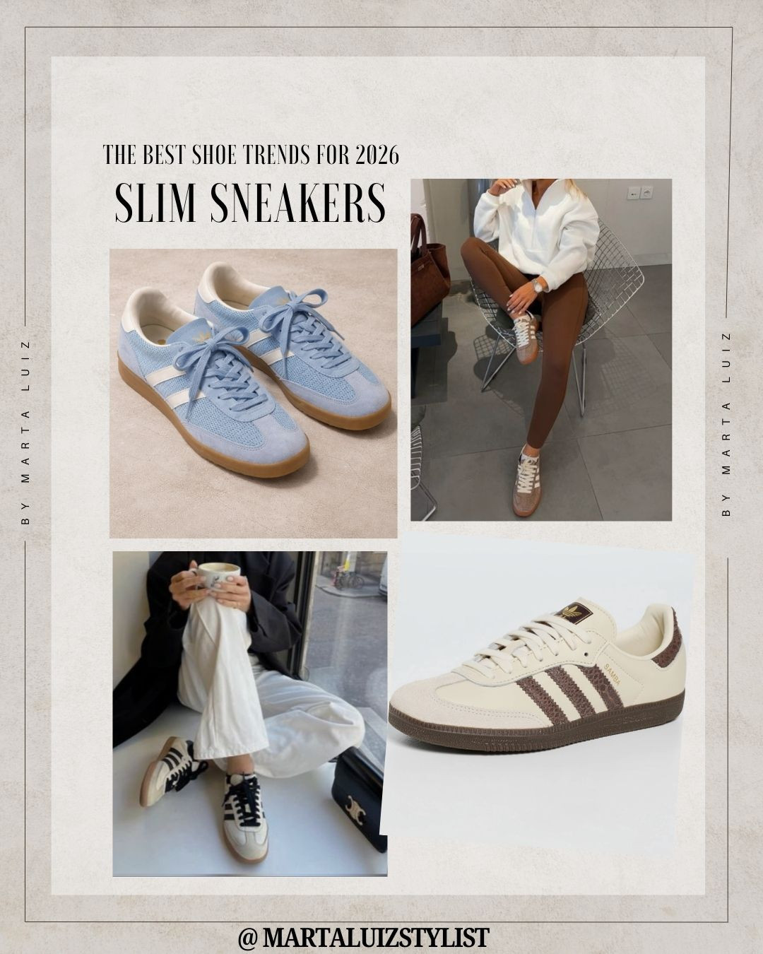 The best SHOE TRENDS for 2026 - SLIM SNEAKERS

Every season, a few standout shoe trends naturally take center stage—and right now, the favorites are crystal clear. 

Let’s be honest, most of us have a soft spot for shoes, and they’re one of the easiest ways to refresh your wardrobe and keep your looks feeling current.You don’t need an overflowing closet—just a handful of versatile, on-trend styles that can instantly elevate your spring outfits. With the right pairs in rotation, pulling together a polished, put-together look becomes effortless. 
#springshoes #springtrendsneakers 

 

#LTKSeasonal