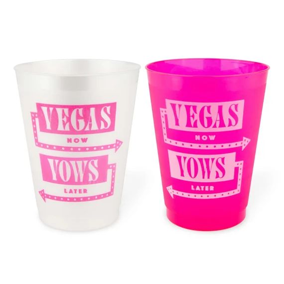 Las Vegas Bachelorette Party Cups  12 Pack 16 Oz  Reusable - Etsy | Etsy (US)