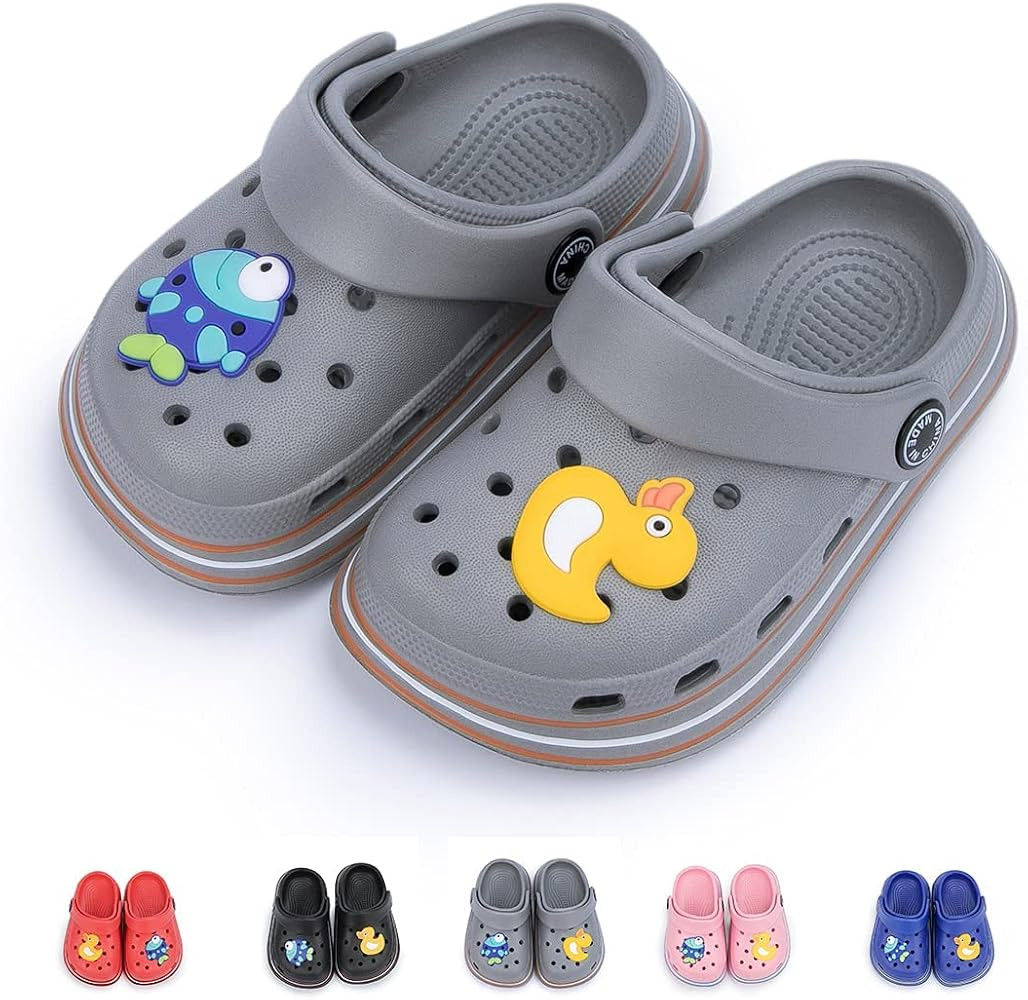 Casazoe Toddler Kids Boys Girls Cute Garden Water Clogs Sandals Slip On Shoes Slipper Slides Ligh... | Amazon (US)