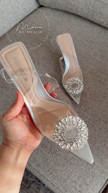 Needed some silver dress shoes or clear heels in a pinch, and Amazon nailed it with these!! I’ve been wearing them around the house and they are SO comfy.  They’d be perfect wedding shoes, whether you’re a bride, bridesmaid, or guest. Under $50 and run TTS. Also linking the silver hoops I bought to match. 

#LTKwedding #LTKVideo #LTKshoecrush