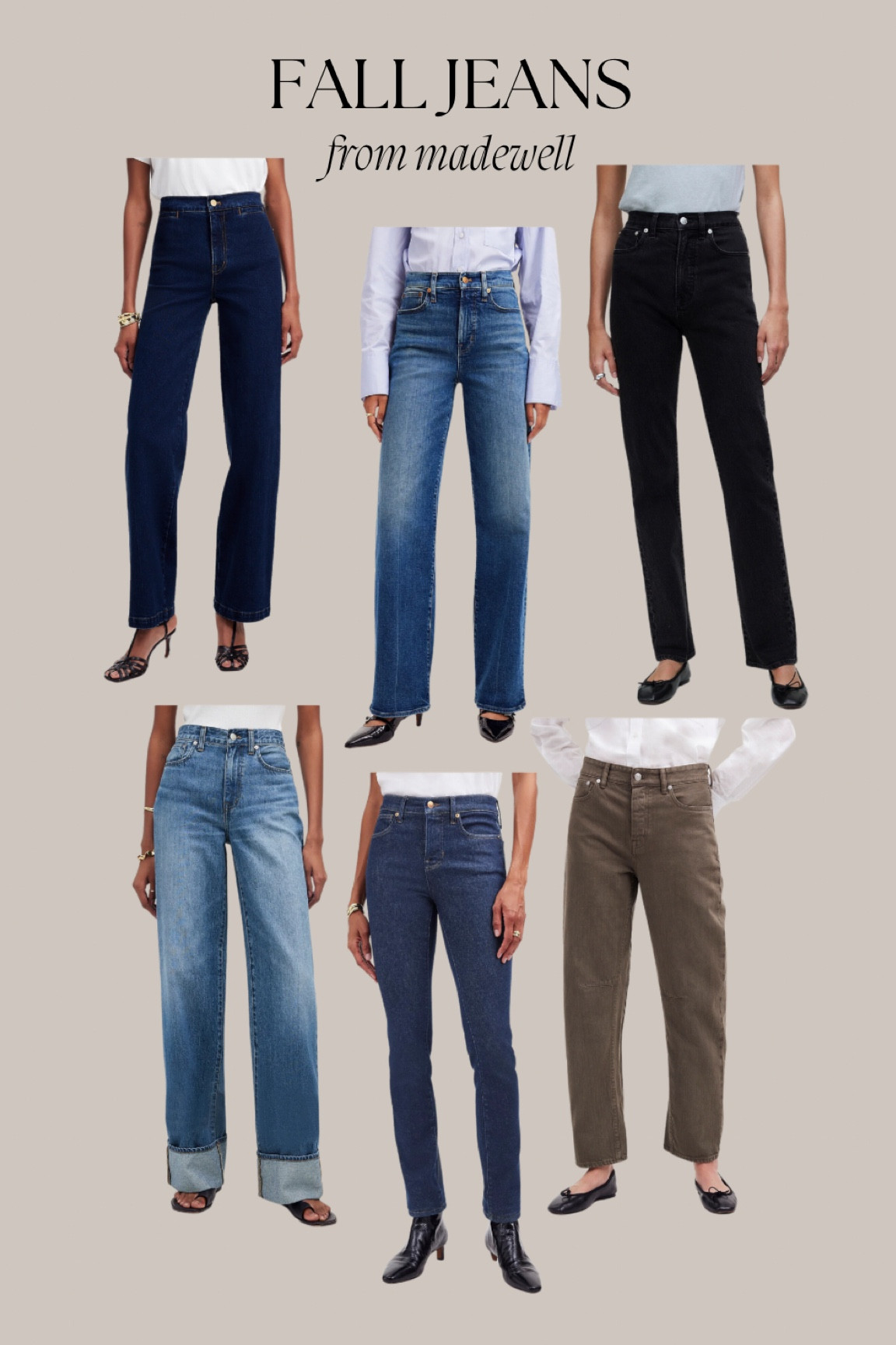 Madewell fall jeans - 25% off for insiders! 

#LTKSaleAlert #LTKStyleTip #LTKFallSale