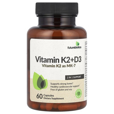 Futurebiotics Vitamin K2 + D3, 60 Capsules | Target