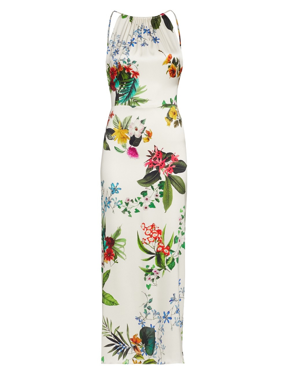 Women's Lidia Floral Stretch Silk Dress - Spring Garden - Size 6 | Saks Fifth Avenue