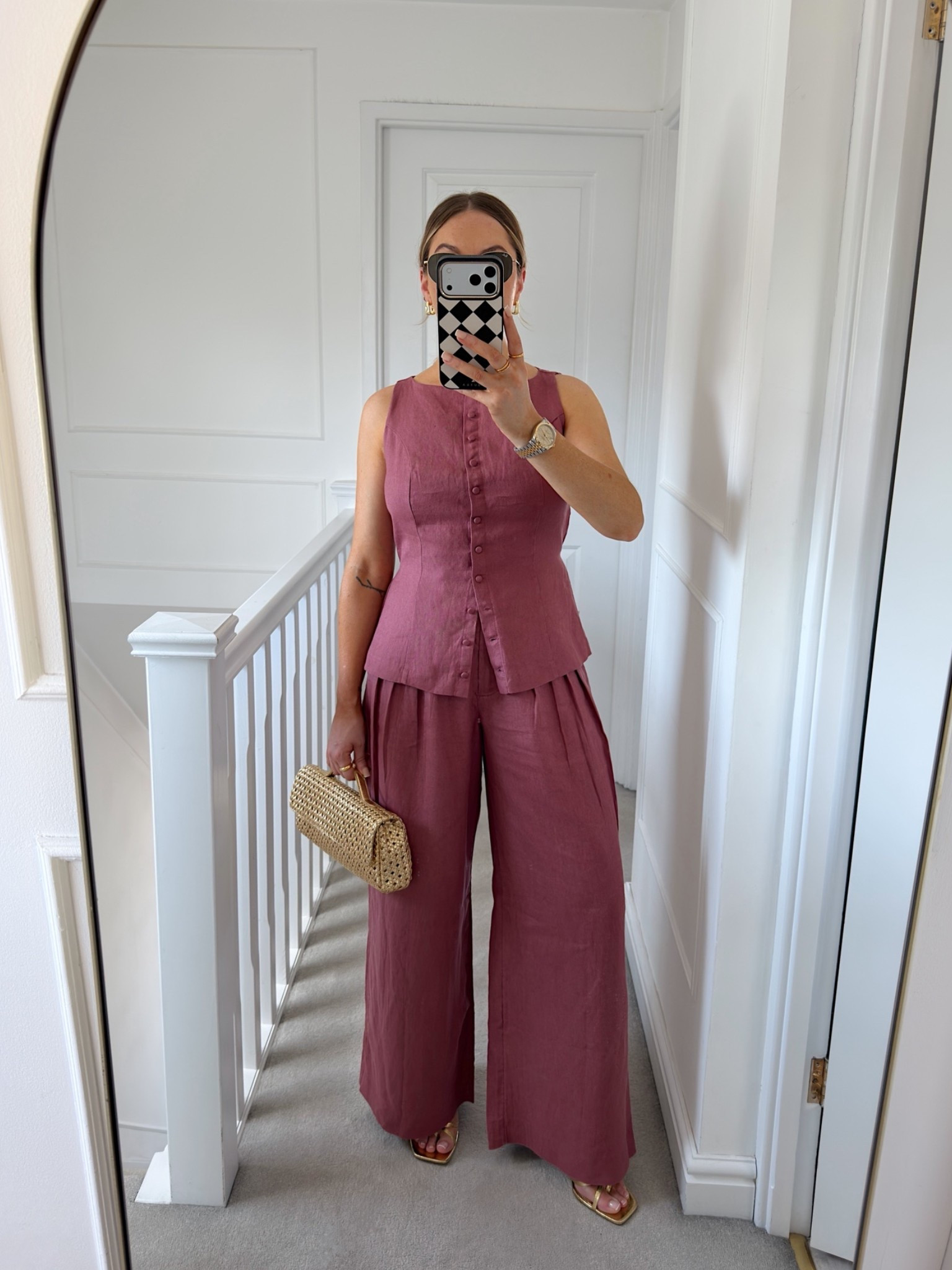 £20 off a £100 spend this weekend! 
Gorgeous summer linen set with wide leg trousers. I wear xs in the waistcoat and 25waist short in the trousers.

#LTKwedding #LTKsale #LTKworkwear