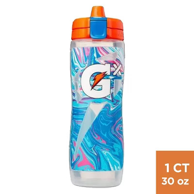 Gatorade 30oz GX Plastic Water Bottle - Marble Blue | Target