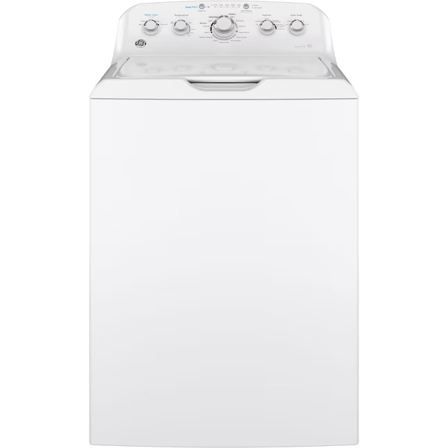GE 4.5-cu ft High Efficiency Agitator Top-Load Washer (White) | Lowe's