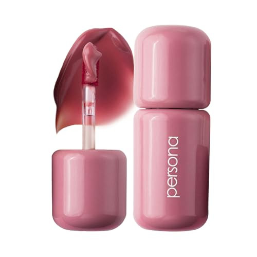 PERSONA Petal Cloudtint Lip Gloss Stain | Hydrating Gloss-to-Tint Hybrid | High Shine + Long-Lasting Color | With Squalane, Glycerin + Ceramide Complex | Buildable, Vegan, Cruelty-Free | Made in USA | Amazon (US)