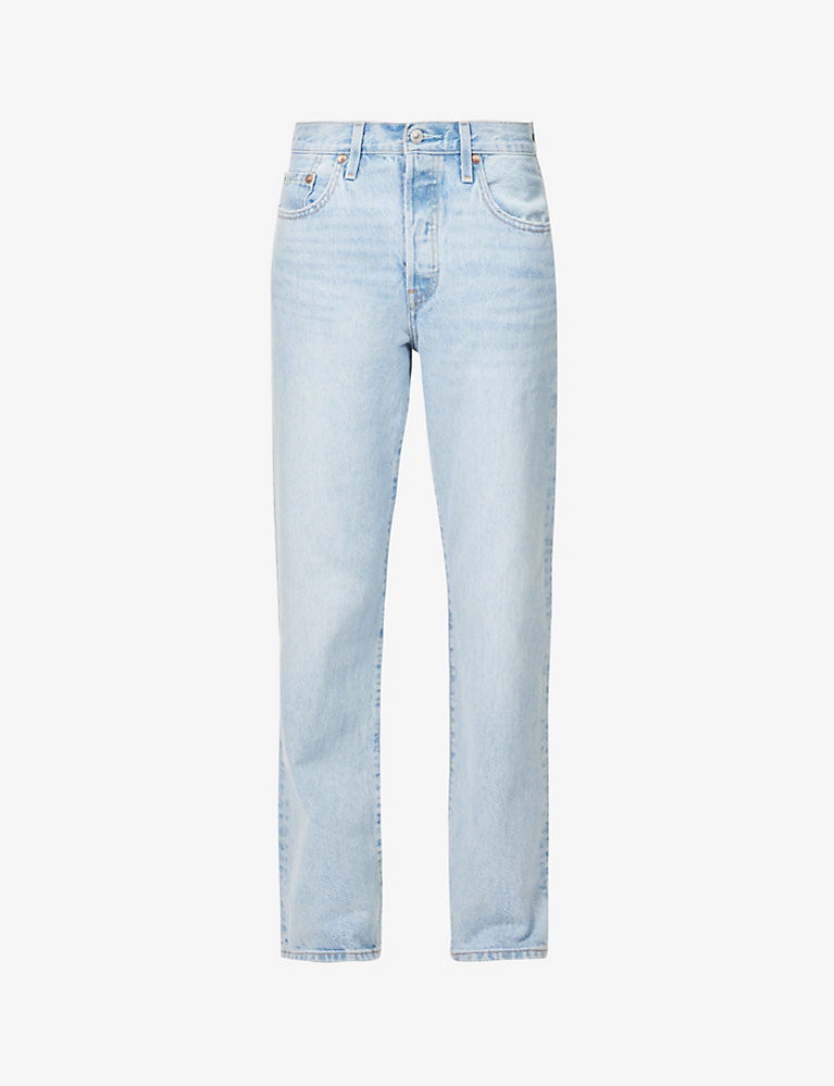 LEVIS 501 '90s straight-leg mid-rise denim jeans | Selfridges