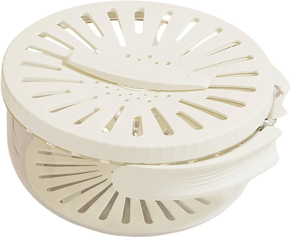 Drain Basket Keeper Container Practical Fruit Colander Foldable Handle Food Storage Container Rem... | Amazon (US)