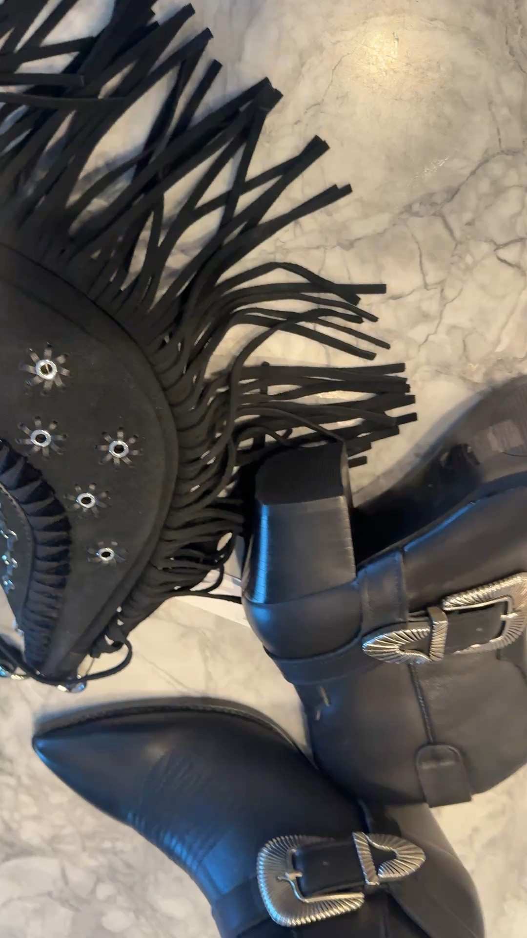 🚨Sale  $20 off $125 or $50 off $200

Western fringe and buckle accessories 

Makes for a cute casual western outfit , when paired with 

cute black western booties tts and a suede fringe wearer bag 

#LTKSaleAlert #LTKItBag #LTKShoeCrush