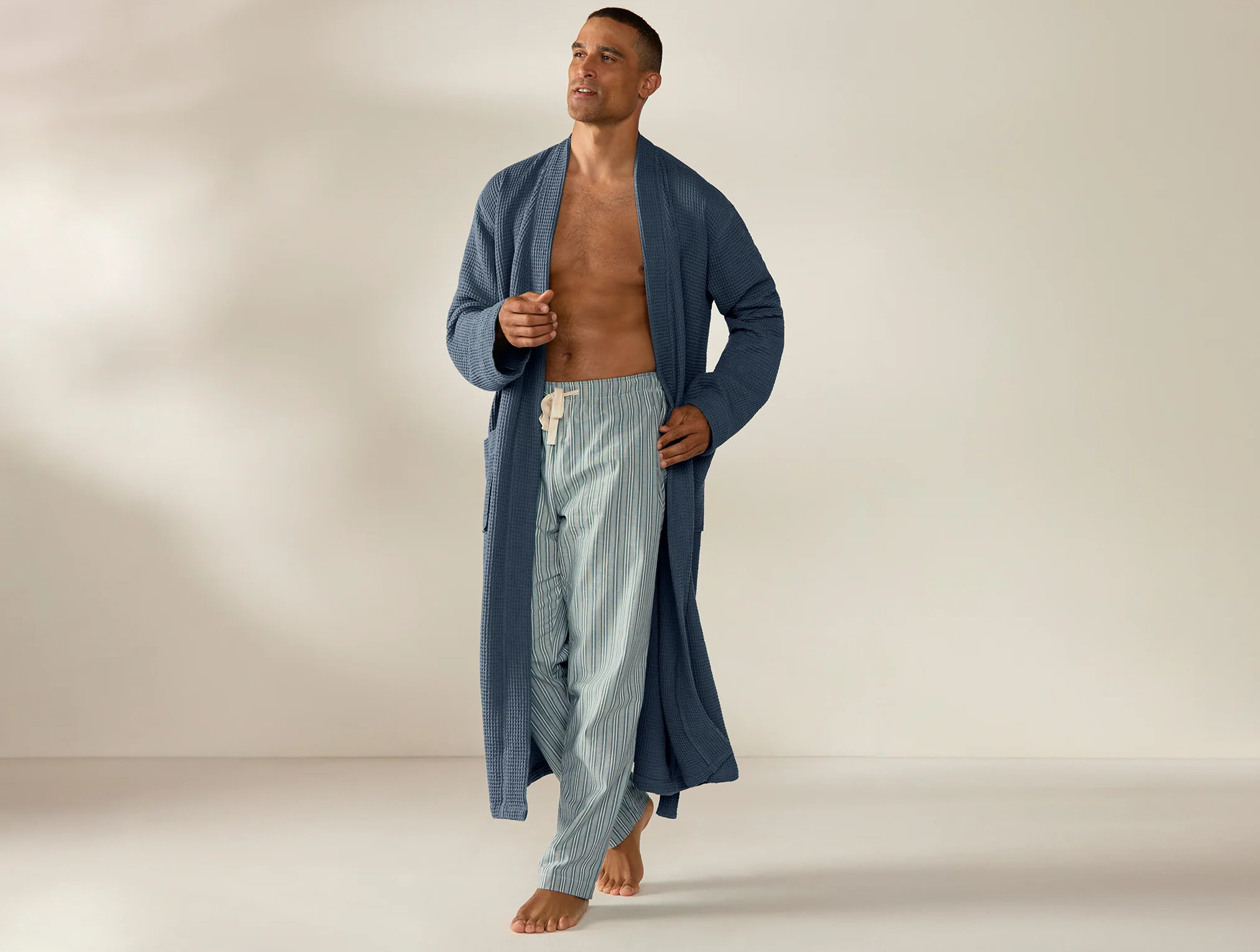 Unisex Organic Waffle Robe | Coyuchi