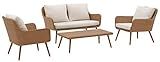 Crosley Furniture KO70300LB Landon Outdoor Wicker 4-Piece Conversation Set (Loveseat, 2 Chairs, Coff | Amazon (US)