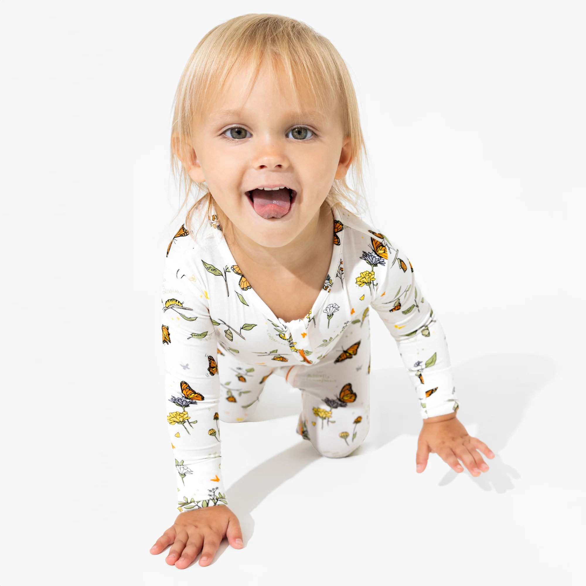 Monarch Butterfly Bamboo Convertible Footie | Bellabu Bear