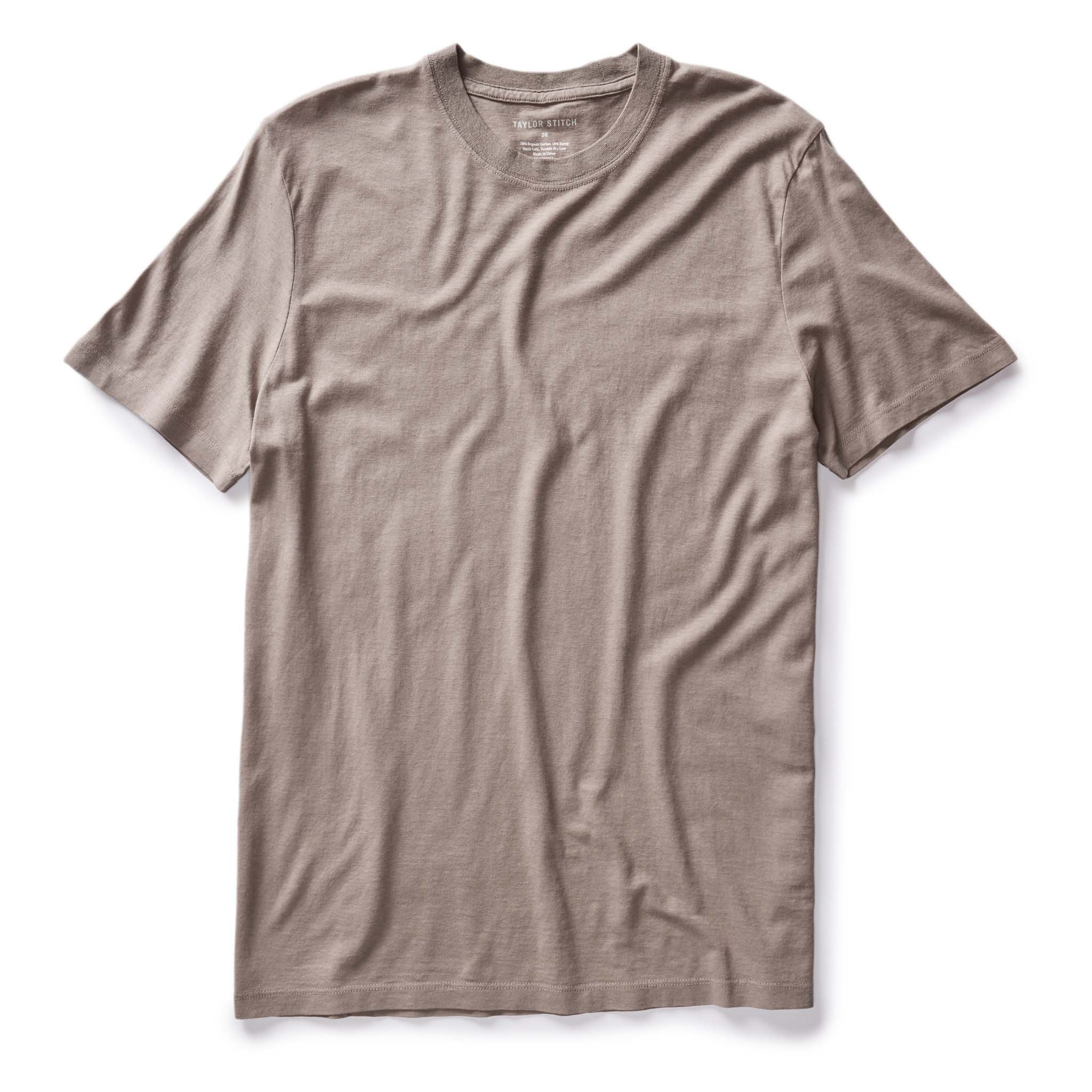 The Cotton Hemp Tee in Steeple Grey | Taylor Stitch