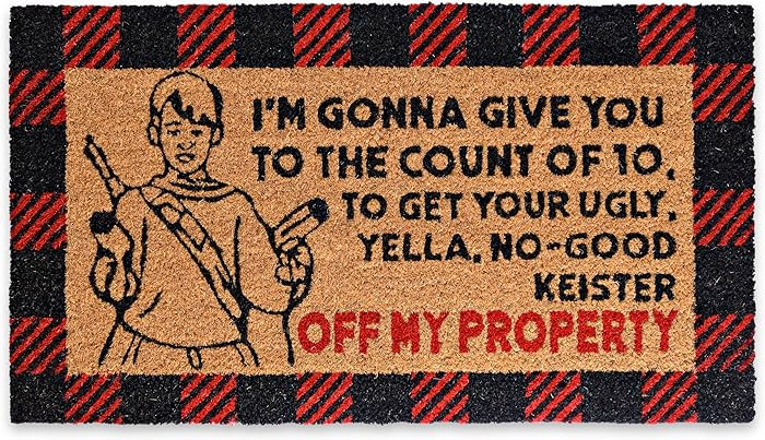I'm Gonna Give You to The Count of 10 Door Mat 30x17 Inch, Count of Ten Door Mat for Covered Outd... | Amazon (US)