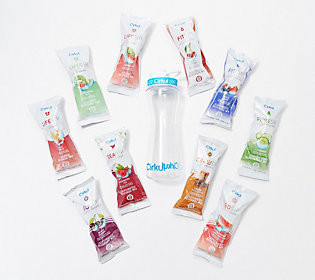 Cirkul 22-oz. Bottle with 10 Flavor Cartridges | QVC