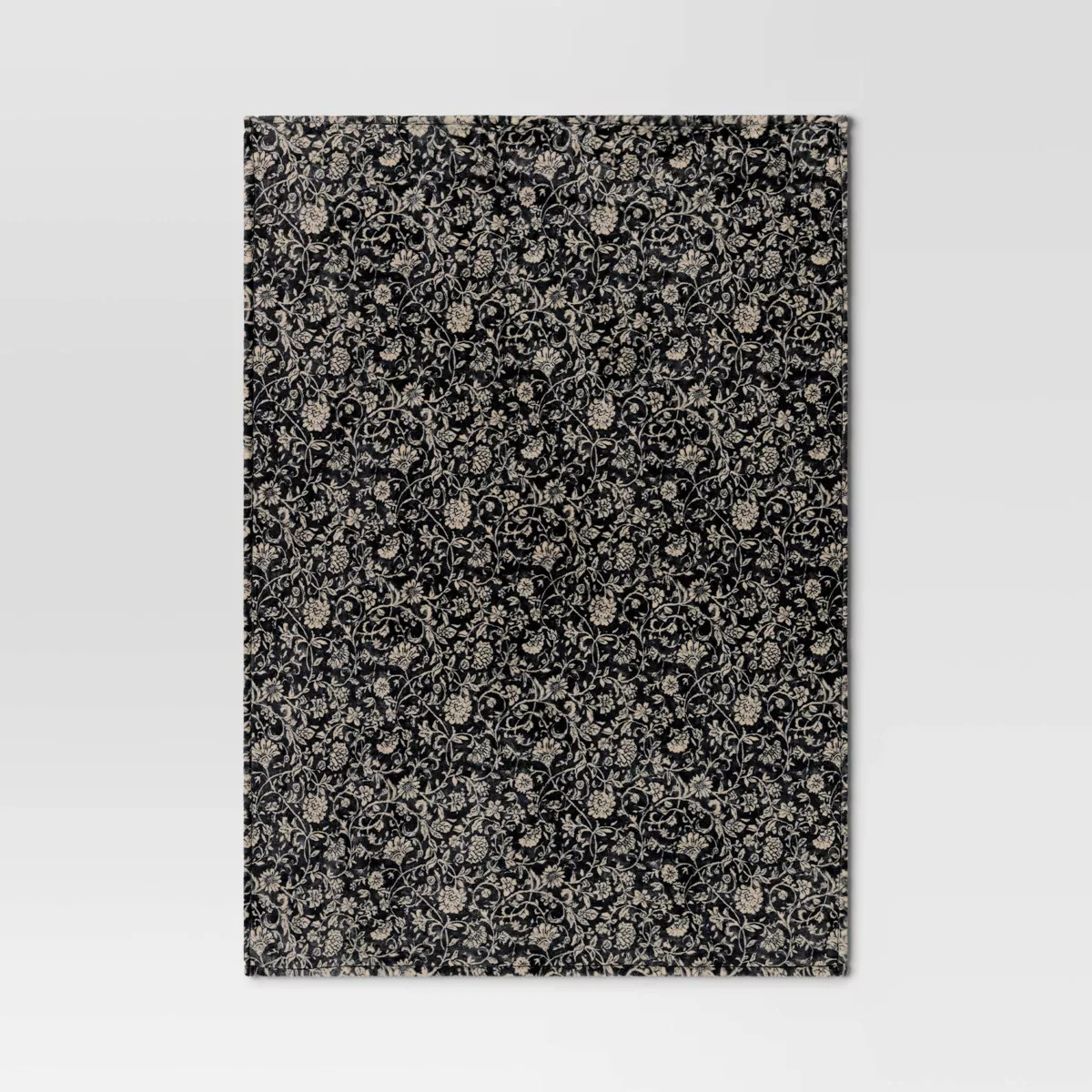 Oversized Printed Floral Primalush Throw Lack/Neutral - Threshold™ | Target