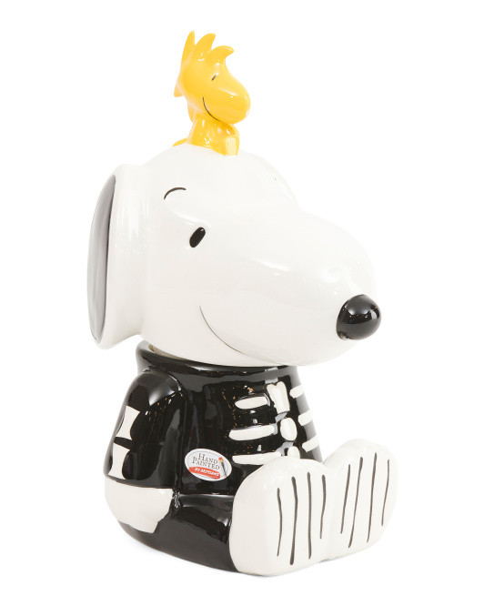 Snoopy Skeleton Cookie Jar | TJ Maxx