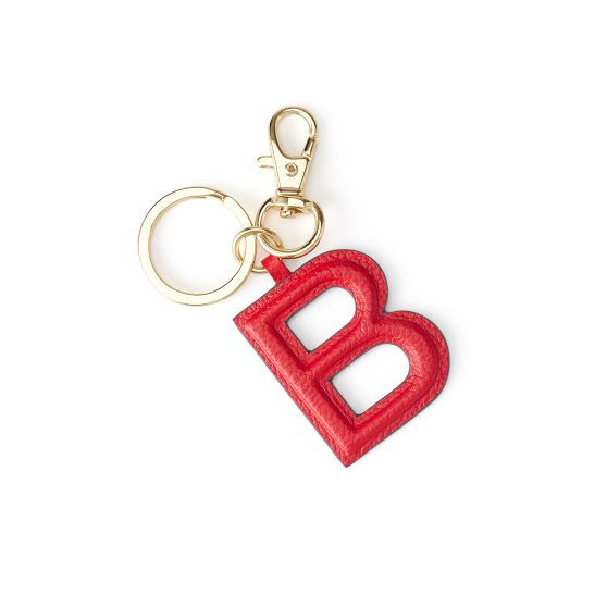 Mark & Graham x Pencil & Paper Co. Leather Initial Keychain | Mark and Graham