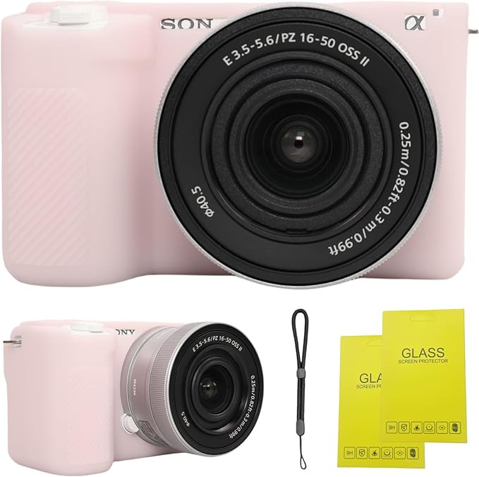Camera Case for Sony ZV-E10 II/ZV-E10M2 Digital Camera,ZV-E10 II Soft Silicone Protective Bag,Ant... | Amazon (US)