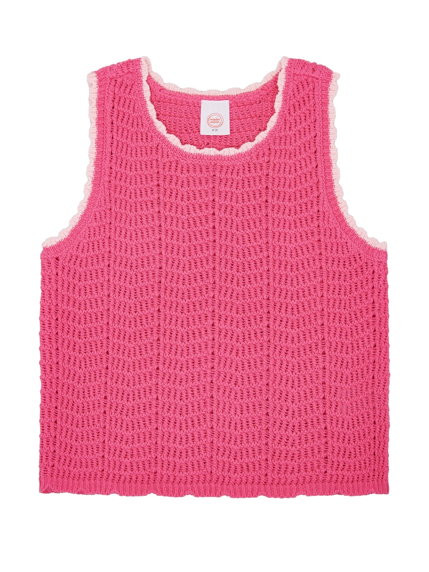 Wonder Nation Girls Sweater Tank, Sizes 4-18 & Plus | Walmart (US)