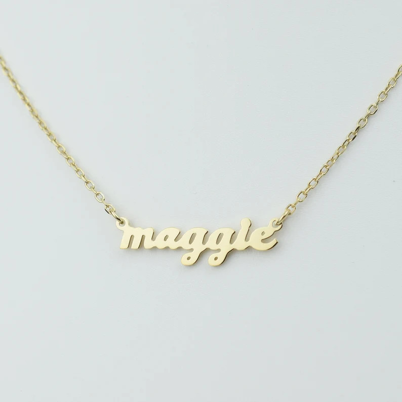 Personalized Custom Name Necklace: Perfect for Kids - Etsy | Etsy (US)