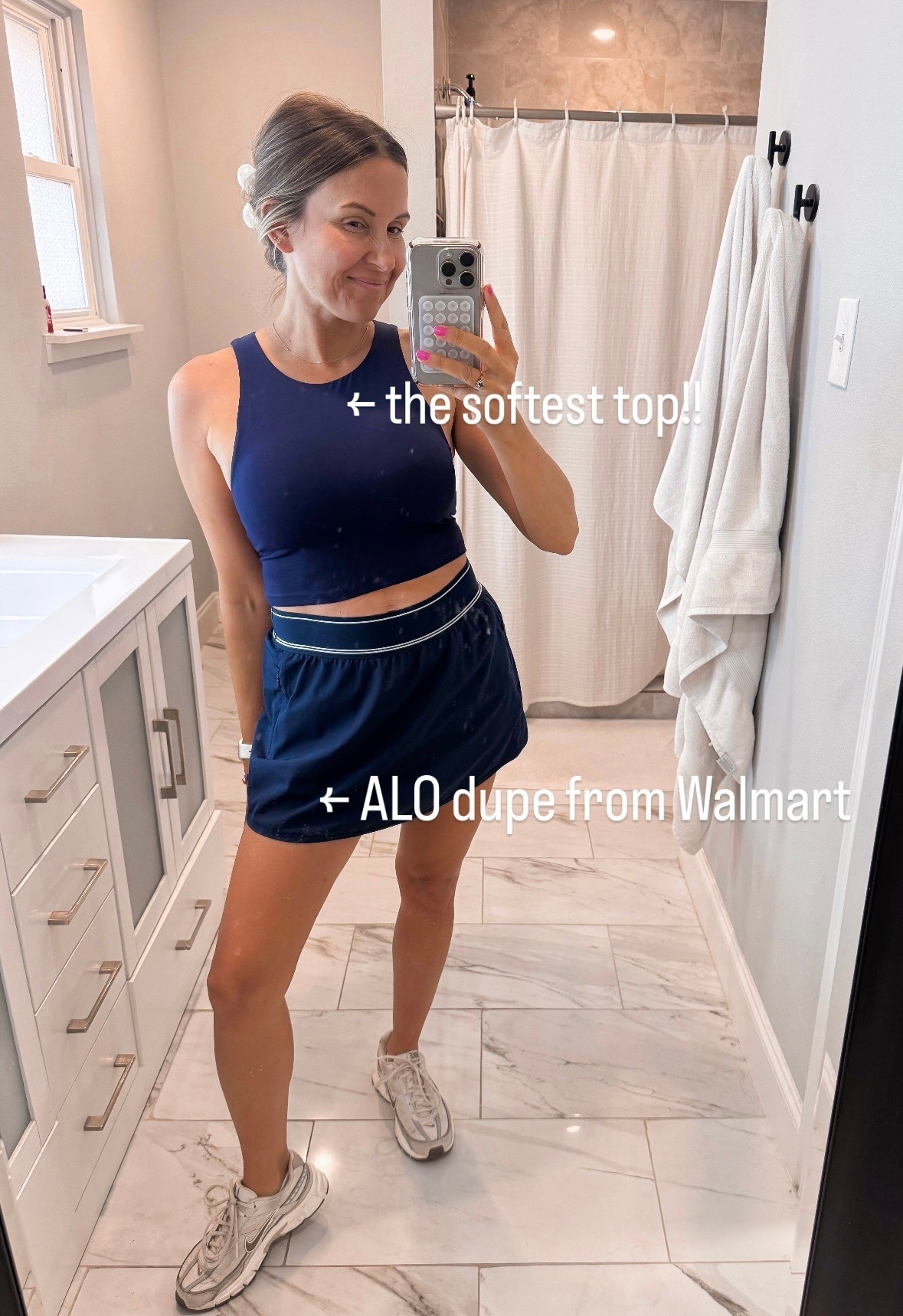 Top - M
Skirt - S

#LTKmomlife #LTKootd #LTKActive