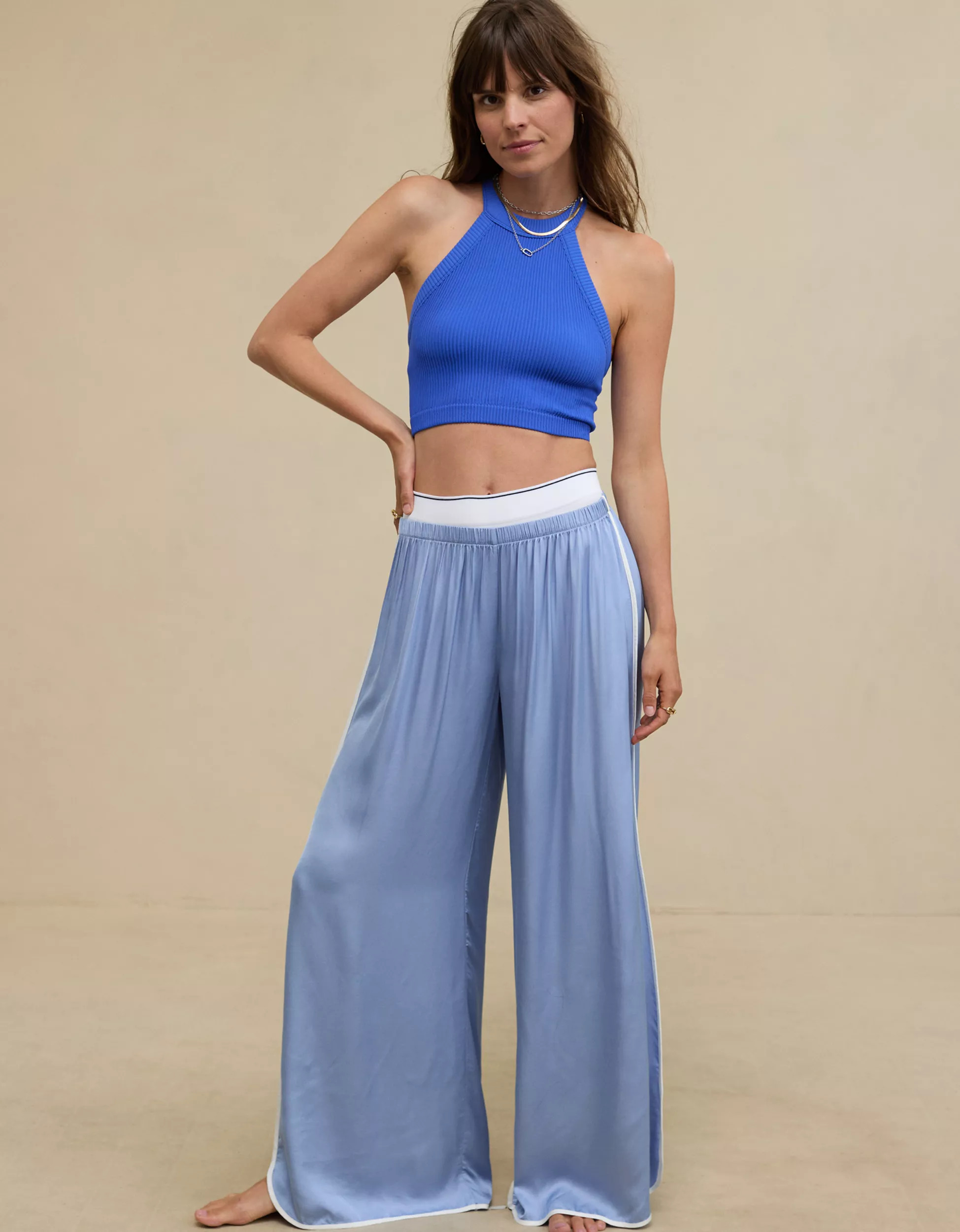 Superchill Seamless High Neck Bra Top | Aerie