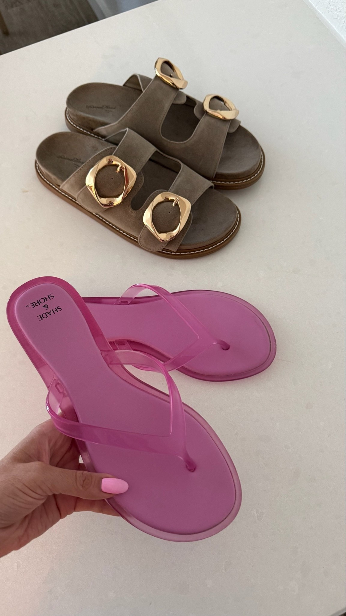 My fav @Target pink jelly sandals are on sale 40% off today only!! 💖

Target sale, Target deals days, pink flip flops; pink sandals, target sandals

#LTKSaleAlert #LTKSeasonal #LTKSwim