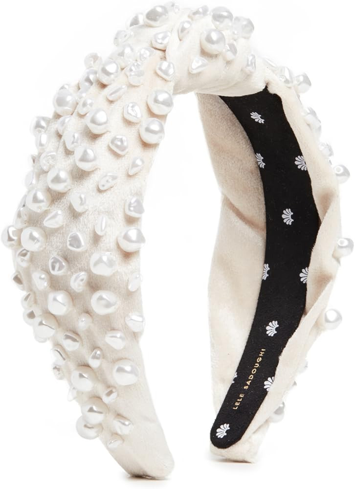 Lele Sadoughi Women's Imitation Pearl Headband | Amazon (US)