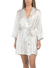 2pc Shimmer Nights Chemise And Matching Wrapper Robe Lounge Set | Sleepwear & Robes | Marshalls | Marshalls