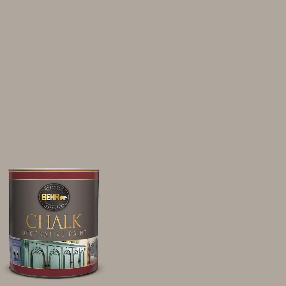 1-qt. #BCP42 Fossil Gray Interior Chalk Finish Paint | The Home Depot