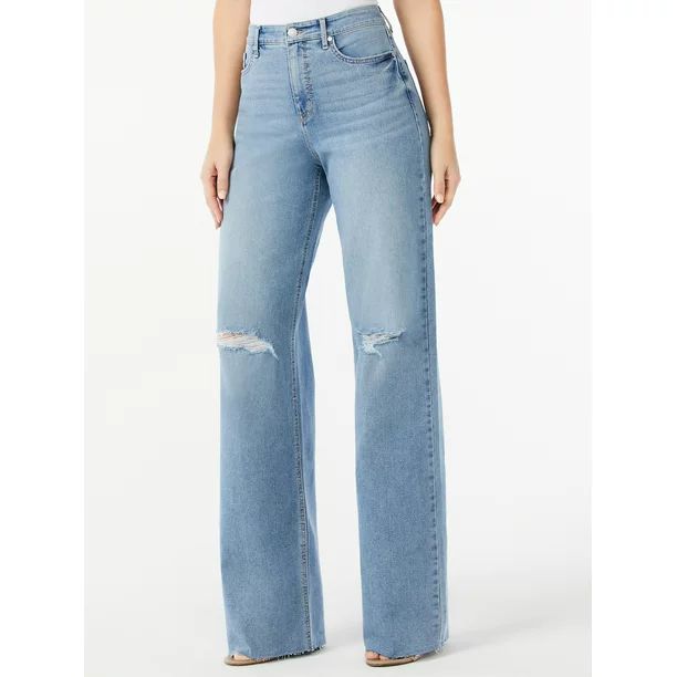 Sofia Jeans by Sofia Vergara Women's Super High Rise Palazzo Jeans | Walmart (US)