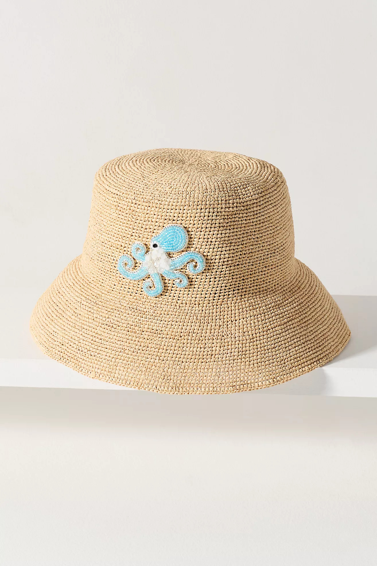 Octopus Straw Bucket Hat | Anthropologie (US)