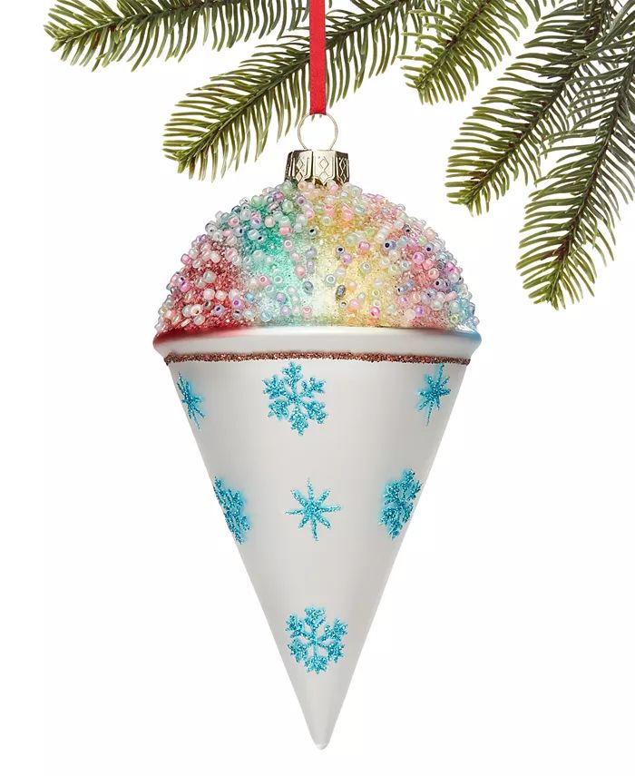 Milk Paint Rainbow Snow Cone Ornament, Created for Macy's | Macy's