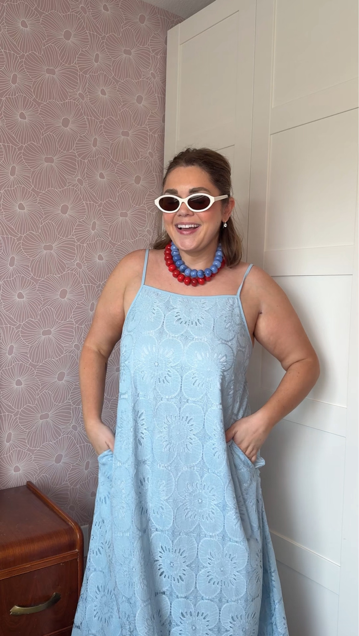 Fourth of July outfit inspo wearing xl in dress

#LTKMidsize