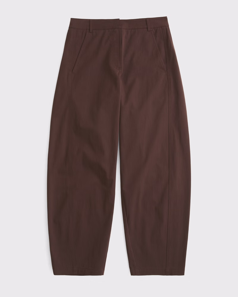 Women's Mid Rise Barrel Pant | Women's Bottoms | Abercrombie.com | Abercrombie & Fitch (US)