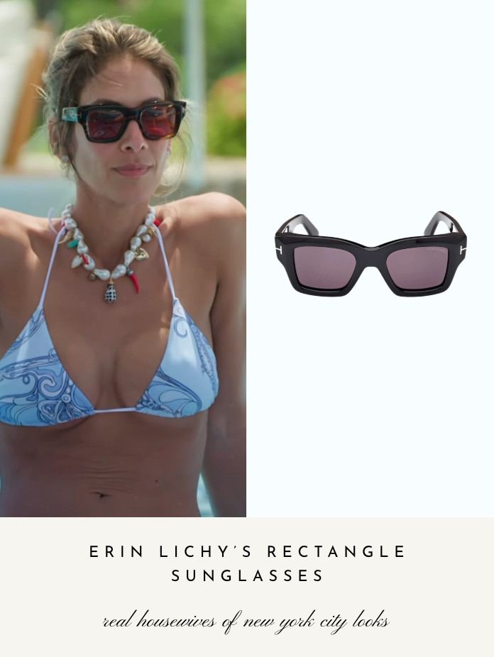 Erin Lichy's Rectangle Sunglasses 

 