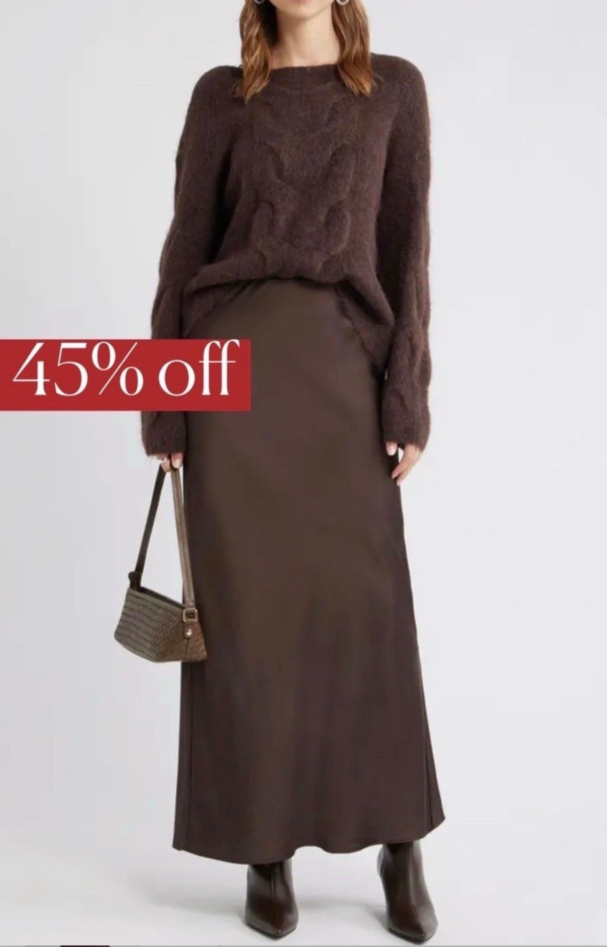 Brown sweater Sale
Satin skirt
Silk skirt 

#LTKStyleTip #LTKSeasonal

#LTKFindsUnder50