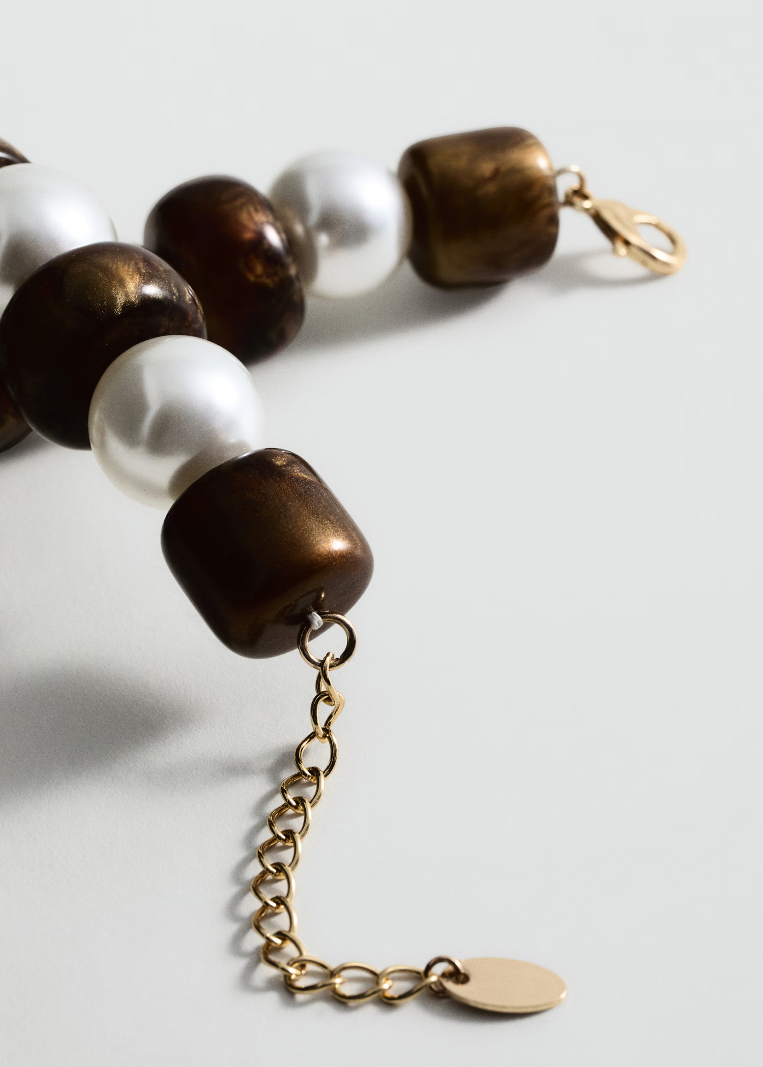 Combined beads necklace | Mango (US/MX/AU)