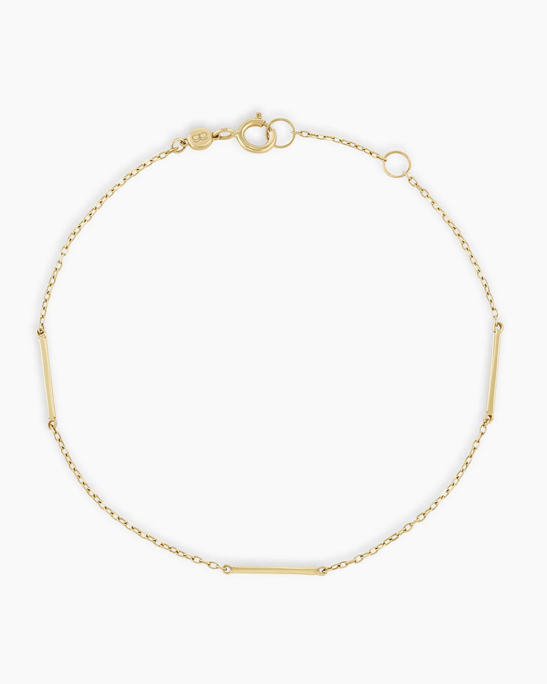 14k Gold Rose Bar Bracelet | Gorjana