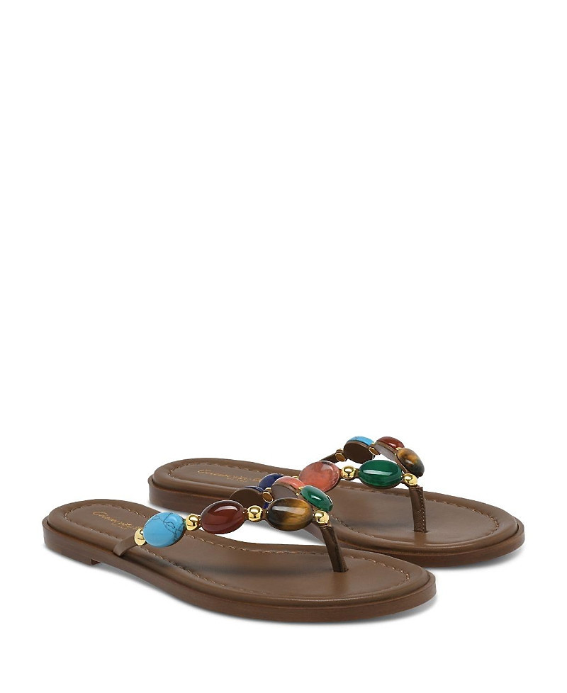 Gianvito Rossi Women's Shanti Thong 05 Flats | Bloomingdale's (US)
