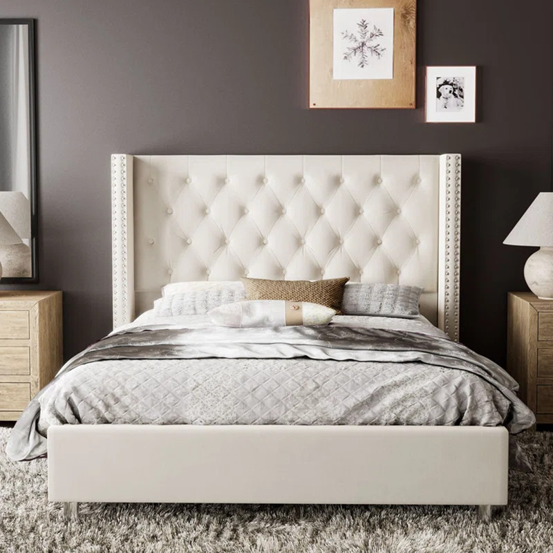 Lunardi Tufted Platform Bed | Wayfair North America