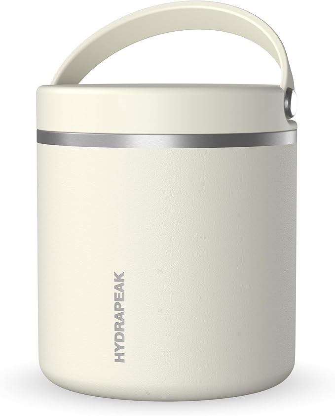Hydrapeak 25oz Stainless Steel Vacuum Insulated Food Jar for Hot Food and Cold Food, Wide Mouth L... | Amazon (US)