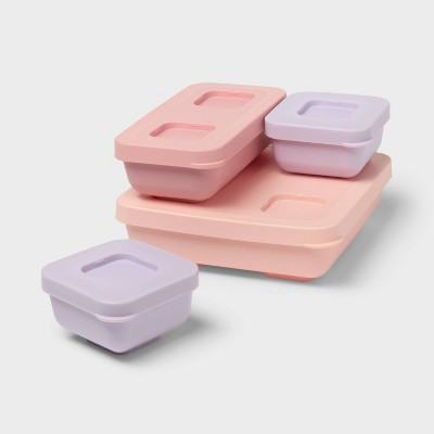 Set of 4 Girls' Snack Container - Pillowfort™ | Target
