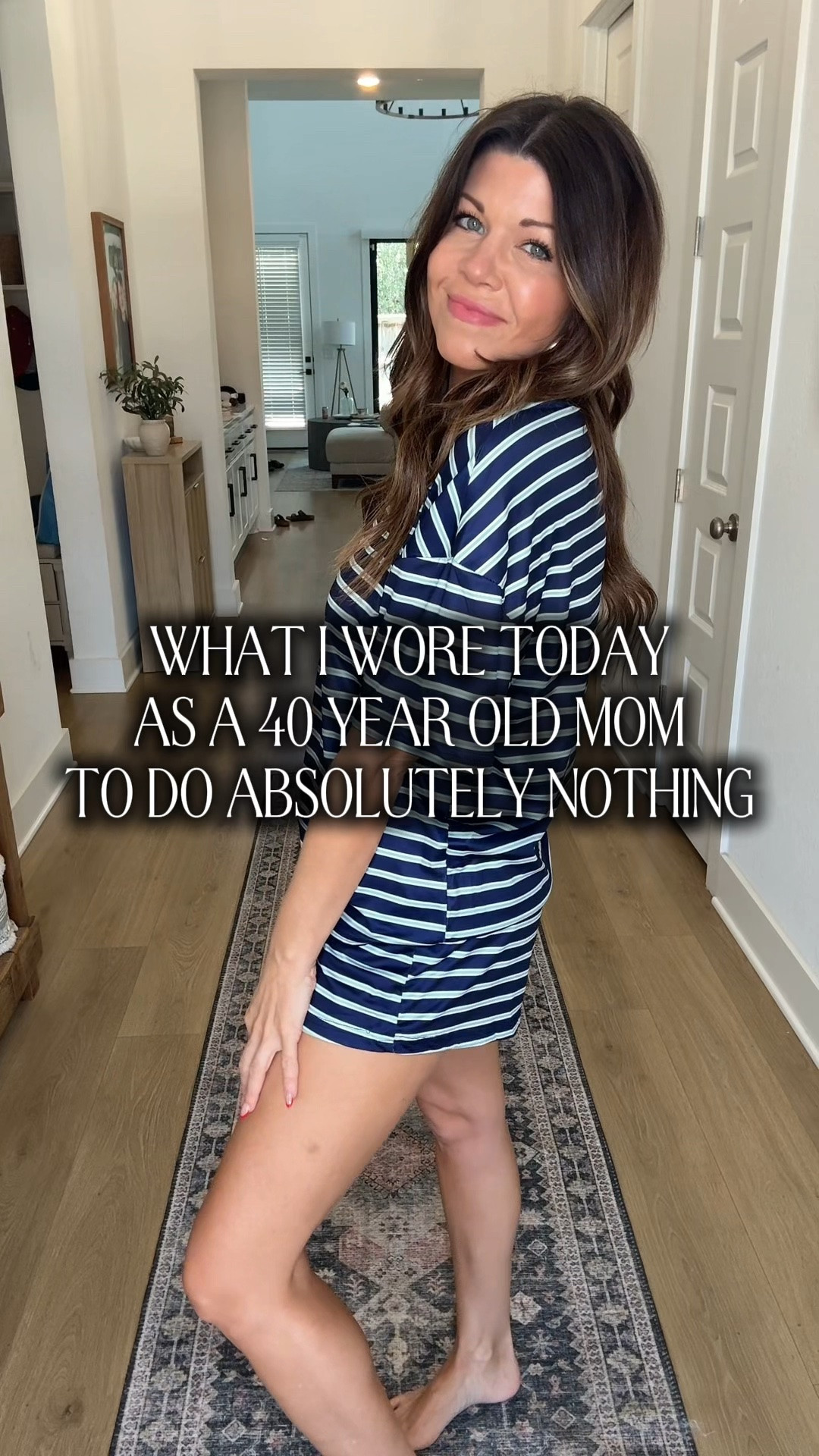 Me: “I’m not getting dressed today.” Also me: still ends up looking cute because this striped set does the work for me 🤍 Summer loungewear should feel like a vacation even when your day consist of just watering your plants. This one from @wdirara is soft, breathable, and doesn’t do that clingy-in-the-heat thing.

#amazonfinds #amazonfashion #founditonamazon #summerstyle #loungewear #matchingset #over35style #realmomstyle #austinmom #summeroutfit #amazoninfluencer #stripedset #comfyoutfit #amazonmusthaves #casualstyle