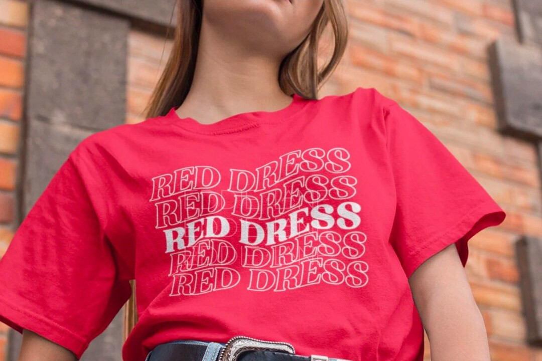 The Original Red Dress Red Tee - Etsy | Etsy (US)